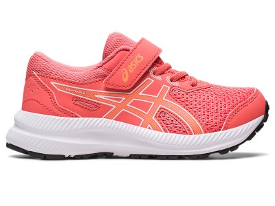 Tenis Sports Asics Contend 8 Niños Coral Naranjas Claro | MX8710-486
