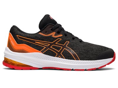 Tenis Sports Asics Gt-1000 11 Niños Grises Oscuro Rojos | MX8795-280