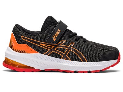Tenis Sports Asics Gt-1000 11 Niños Grises Oscuro Rojos | MX9979-731