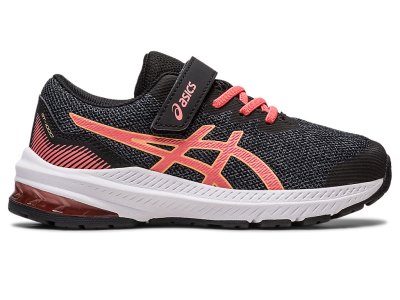 Tenis Sports Asics Gt-1000 11 Niños Negros Coral | MX9942-546