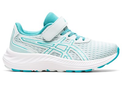 Tenis Sports Asics PRE EXCite 9 Niños Azules Claro Verdes | MX0617-945