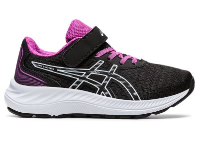 Tenis Sports Asics PRE EXCite 9 Niños Negros Azules Claro | MX5132-501