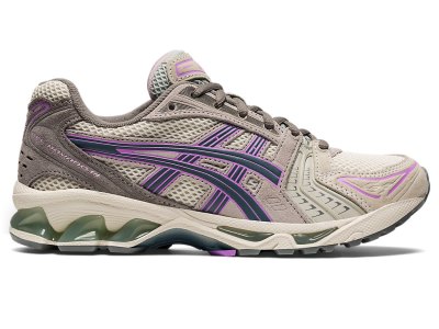Tenis Asics Gel-kayano 14 Mujer Beige Grises Azules | MX3376-446