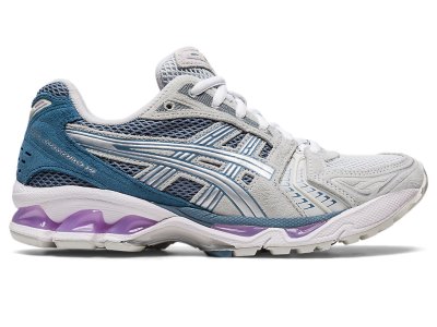 Tenis Asics Gel-kayano 14 Mujer Grises Plateados | MX9489-893