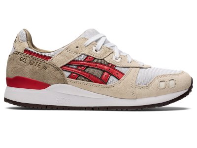 Tenis Asics Gel-lyte III OG Hombre Grises Rojos | MX8590-304