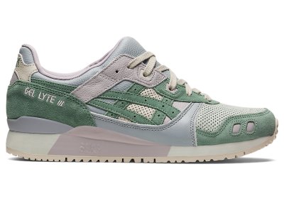 Tenis Asics Gel-lyte III OG Hombre Verde Oliva Claro Grises | MX0698-971