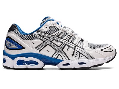 Tenis Asics Gel-nimbus 9 Mujer Blancos Azules | MX3026-012