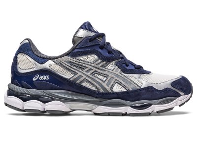 Tenis Asics Gel-nyc Mujer Creme Grises | MX2831-992