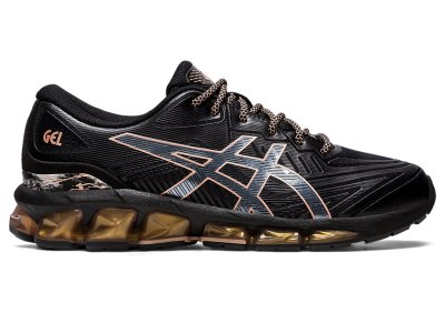 Tenis Asics Gel-quantum 360 VII Mujer Negros Rosas Dorados | MX0227-781