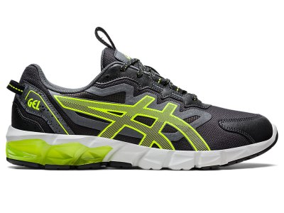 Tenis Asics Gel-quantum 90 Hombre Grises Oscuro Amarillos | MX9846-238
