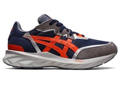 Tenis Asics Tarther Blast Hombre Negros Rojos | MX5727-625