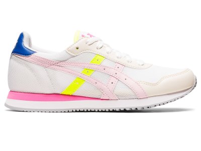 Tenis Asics Tiger Runner Mujer Blancos Rosas | MX0408-807
