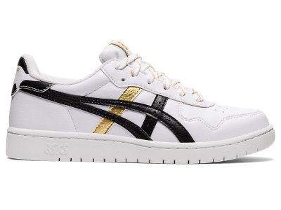 Tenis Netball Asics Japan S Niños Blancos Negros | MX7384-460