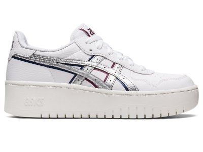 Tenis Netball Asics Japan S PF Mujer Blancos Plateados | MX3436-873