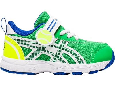 Tenis Para Correr Asics Contend 6 Niños Verdes Amarillos | MX6612-413
