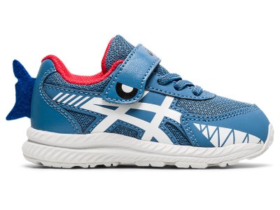 Tenis Para Correr Asics Contend 7 Niños Grises Blancos | MX6733-686
