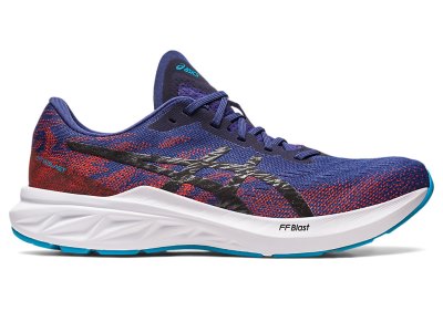Tenis Para Correr Asics Dynablast 3 Hombre Azules Azules Negros | MX3370-874