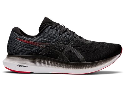 Tenis Para Correr Asics Evoride 2 Hombre Negros Rojos | MX1890-351