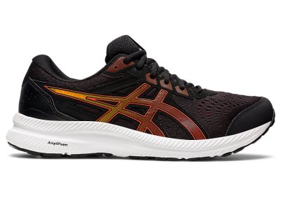 Tenis Para Correr Asics Gel-contend 8 Hombre Negros Rosas | MX0133-249