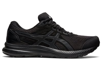 Tenis Para Correr Asics Gel-contend 8 Hombre Negros Grises | MX2718-867