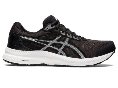 Tenis Para Correr Asics Gel-contend 8 Hombre Negros Blancos | MX6036-336