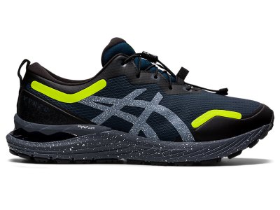 Tenis Para Correr Asics Gel-cumulus 23 Awl Hombre Azules Amarillos | MX9426-191