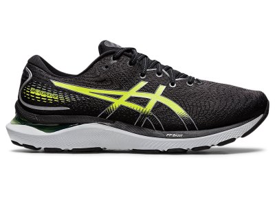 Tenis Para Correr Asics Gel-cumulus 24 Hombre Negros Verdes | MX5438-515