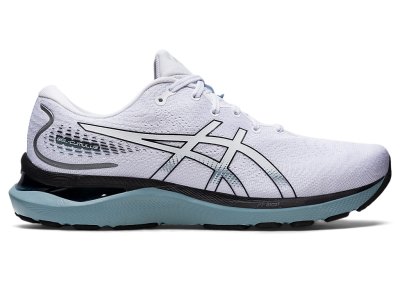 Tenis Para Correr Asics Gel-cumulus 24 Hombre Blancos Negros | MX7753-828