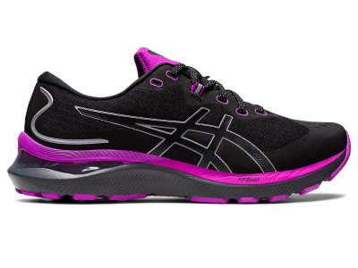 Tenis Para Correr Asics Gel-cumulus 24 Lite-show Mujer Negros Morados | MX3214-783