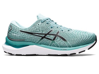 Tenis Para Correr Asics Gel-cumulus 24 Mujer Verdes Negros | MX1135-311