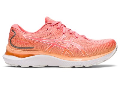 Tenis Para Correr Asics Gel-cumulus 24 Mujer Coral Blancos | MX4457-609