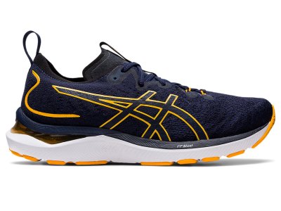 Tenis Para Correr Asics Gel-cumulus 24 Mk Hombre Negros Amarillos | MX4904-836