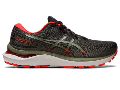 Tenis Para Correr Asics Gel-cumulus 24 Tr NatuRE Bathing Hombre Rojos Verde Oliva | MX0088-089