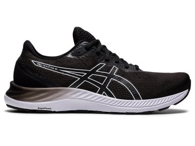 Tenis Para Correr Asics Gel-eXCite 8 Hombre Negros Blancos | MX6007-894