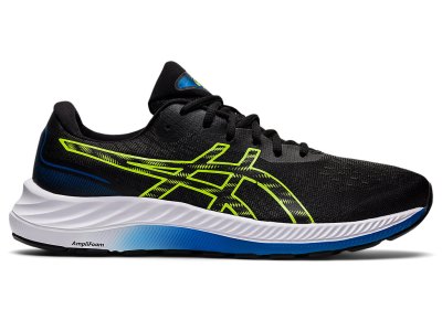 Tenis Para Correr Asics Gel-eXCite 9 Hombre Negros Verdes | MX1462-342