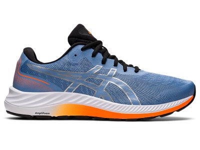 Tenis Para Correr Asics Gel-eXCite 9 Hombre Azules Plateados | MX9554-076