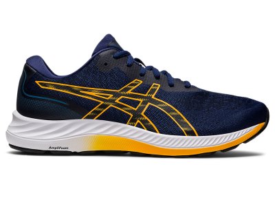 Tenis Para Correr Asics Gel-eXCite 9 Hombre Azules Amarillos | MX9889-855