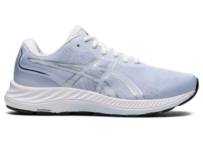 Tenis Para Correr Asics Gel-eXCite 9 Mujer Blancos Plateados | MX3610-377