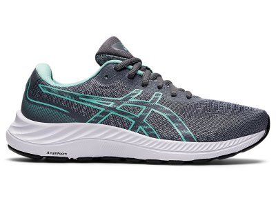 Tenis Para Correr Asics Gel-eXCite 9 Mujer Grises Verdes | MX4744-097