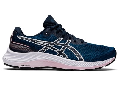 Tenis Para Correr Asics Gel-eXCite 9 Mujer Azules Blancos | MX7301-710