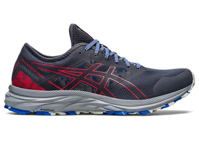 Tenis Para Correr Asics Gel-eXCite Trail Hombre Grises Rojos | MX2967-447