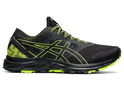 Tenis Para Correr Asics Gel-eXCite Trail Hombre Negros Verdes | MX5142-479