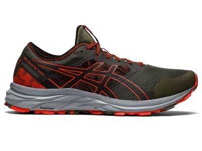 Tenis Para Correr Asics Gel-eXCite Trail Hombre Verdes Rosas | MX9510-954