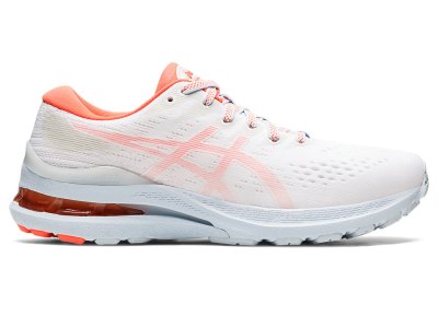 Tenis Para Correr Asics Gel-kayano 28 Mujer Blancos Coral | MX4652-453