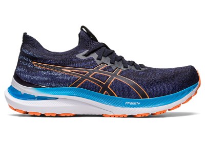 Tenis Para Correr Asics Gel-kayano 29 Mk Hombre Azules Azules Naranjas | MX8653-922