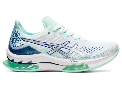 Tenis Para Correr Asics Gel-kinsei Blast Mujer Blancos Plateados | MX5331-621