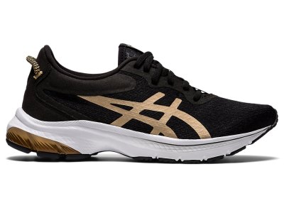 Tenis Para Correr Asics Gel-kumo Lyte 2 Mujer Negros Amarillos | MX4308-450