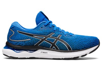 Tenis Para Correr Asics Gel-nimbus 24 Hombre Azules Grises | MX0000-845