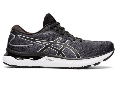 Tenis Para Correr Asics Gel-nimbus 24 Hombre Negros Blancos | MX2397-258