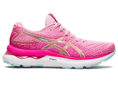 Tenis Para Correr Asics Gel-nimbus 24 Limited Edition Mujer Rosas Rosas Dorados | MX7106-340